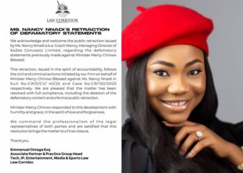 VIRAL: Mercy Chinwo Vindicated as EeZee Conceptz MD Issues Public Retraction